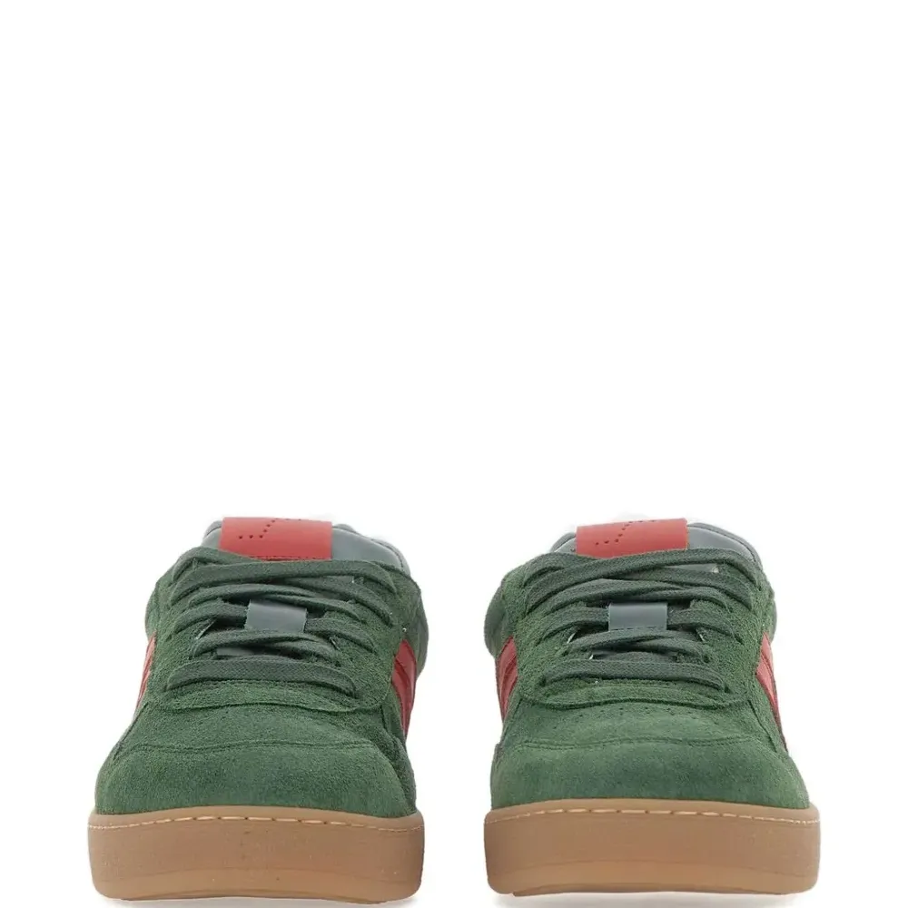 Кожаные кроссовки