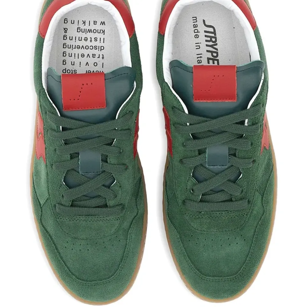 Кожаные кроссовки