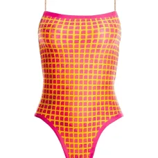 Двусторонний купальник с цветочным принтом