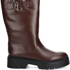 Байкерские ботинки с пряжками