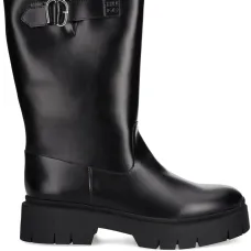 Байкерские ботинки с пряжками