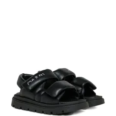 Босоножки с ремешками и логотипом