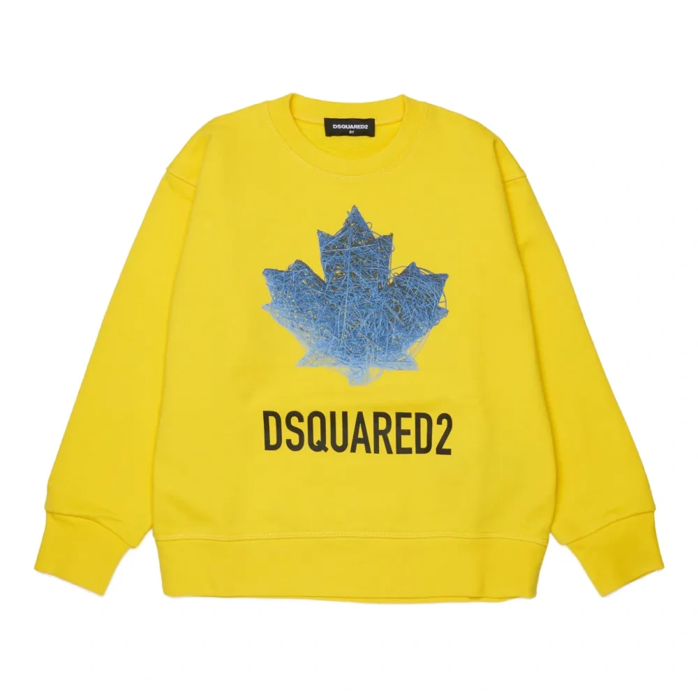 Свитшот с логотипом и круглым вырезом