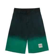 Шорты с логотипом и эффектом тай-дай Шорты с логотипом и эффектом тай-дай