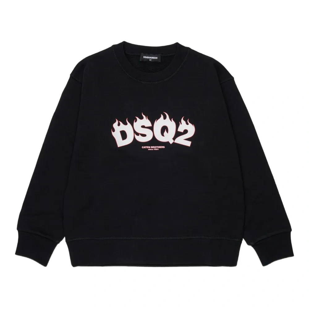 Свитшот с принтом-логотипом