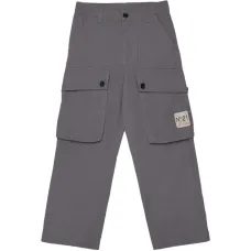 Брюки-карго на пуговицах