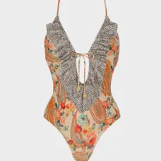 Купальник Katari с оборками и завязками