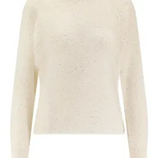 Джемпер в рубчик с пайетками