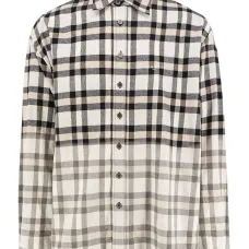 Клетчатая рубашка с эффектом деграде