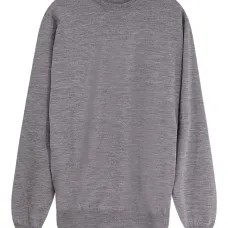 Свитер с круглым вырезом