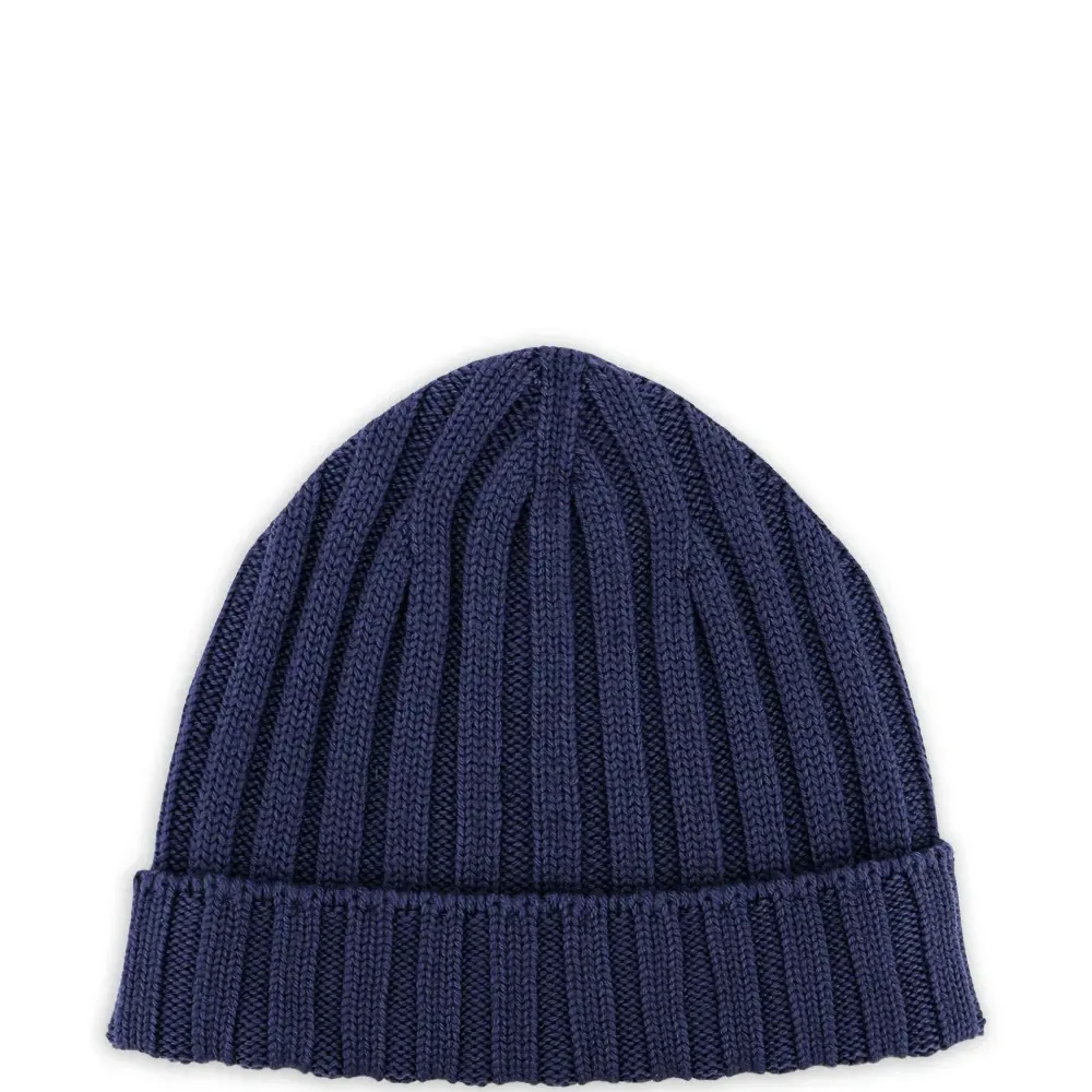 Шапка бини в рубчик