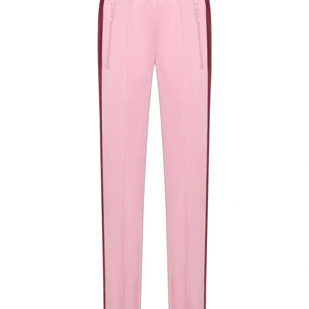 Брюки на молнии с полосками