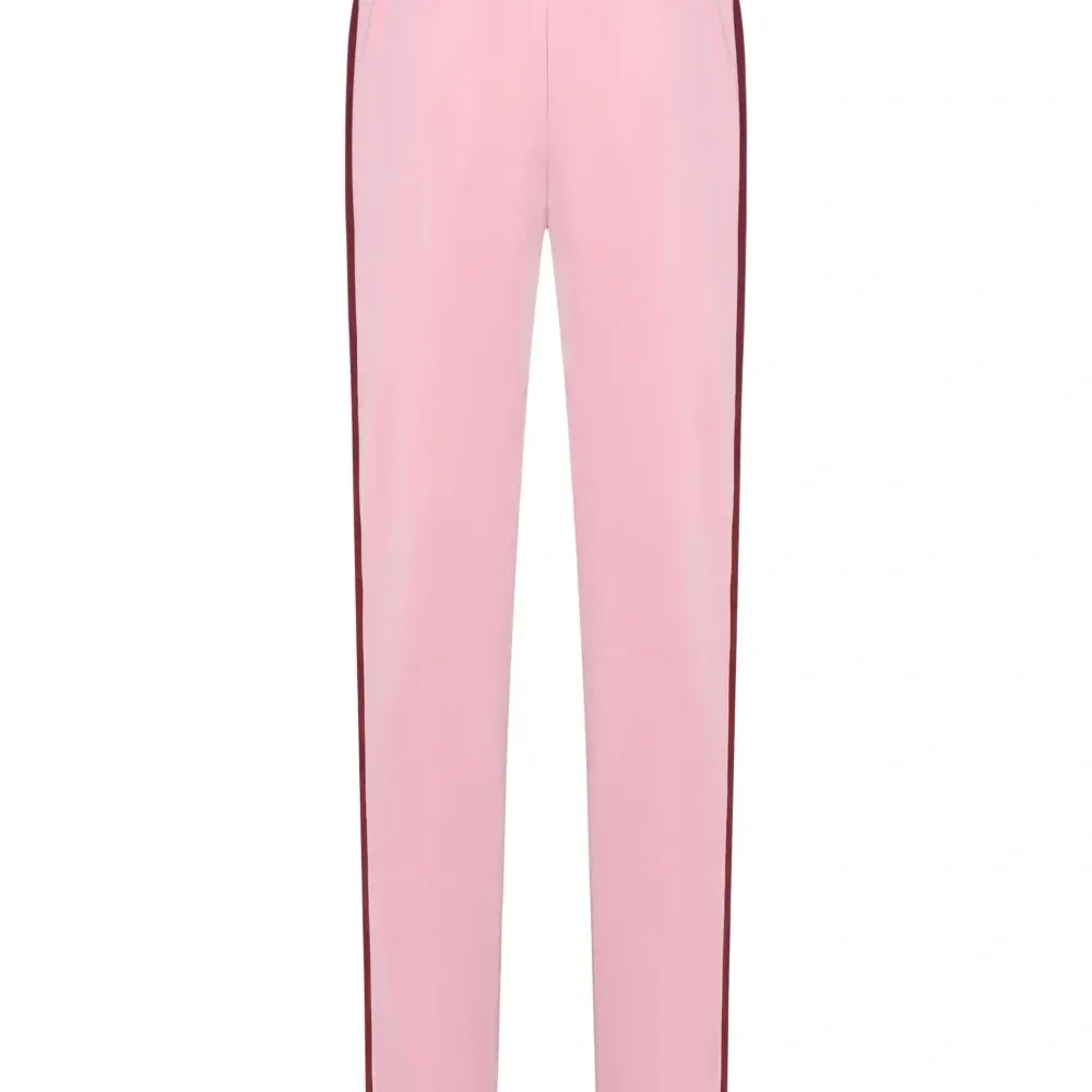 Брюки на молнии с полосками