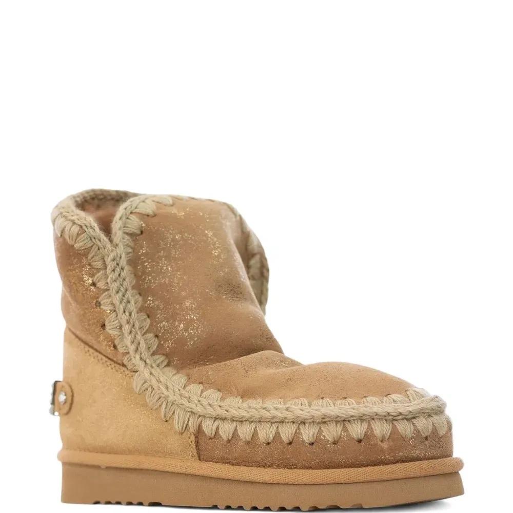 Ботинки Eskimo с декором в технике кроше и логотипом