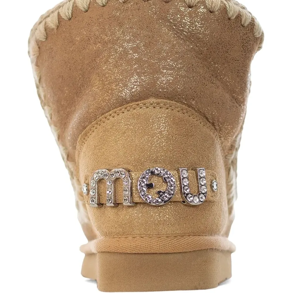 Ботинки Eskimo с декором в технике кроше и логотипом