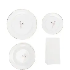 Набор Seikantai 5271 Elongated из четырёх тарелок из коллаборации с Bruno Laurenzano