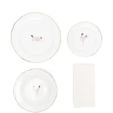 Набор Seikantai 5271 Inclined из четырёх тарелок из коллаборации с Bruno Laurenzano