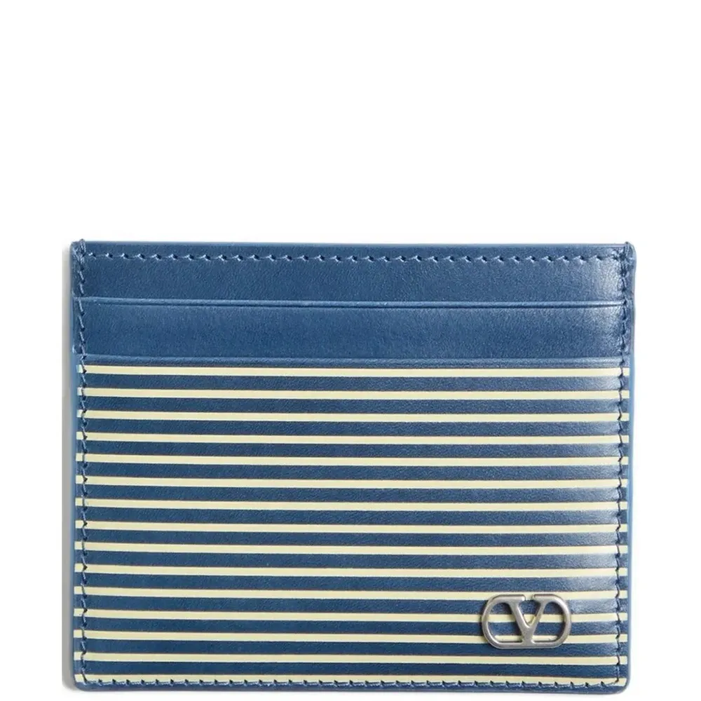 Картхолдер в полоску с логотипом