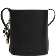 Маленькая кожаная сумка-ведро Roxie