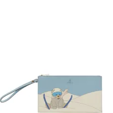 Клатч с мотивом лыжного медведя