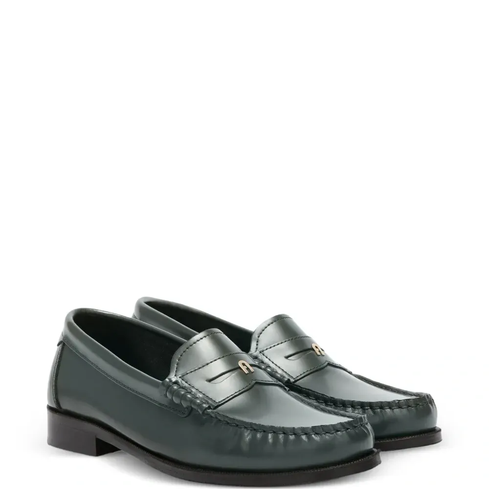 Кожаные лоферы с квадратным мысом Arch