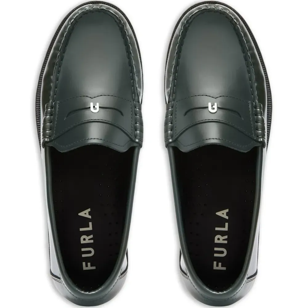 Кожаные лоферы с квадратным мысом Arch