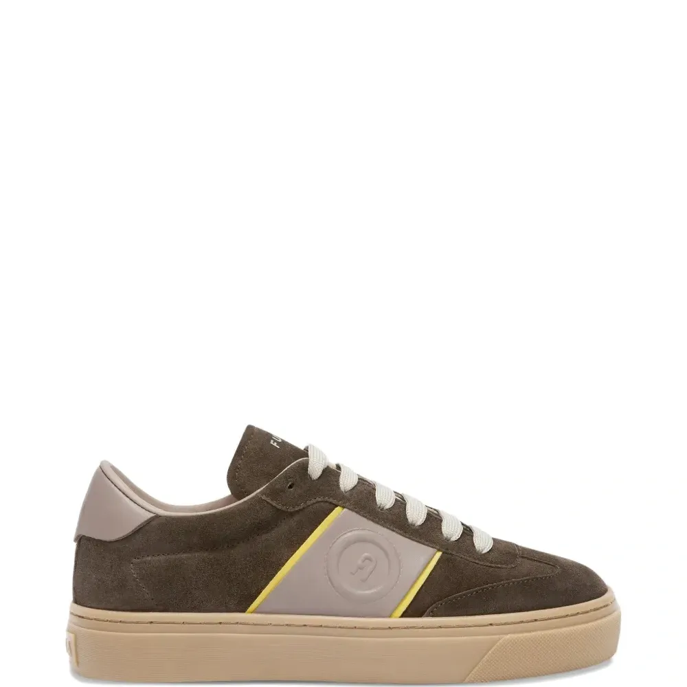 Замшевые кеды с логотипом Замшевые кеды с логотипом