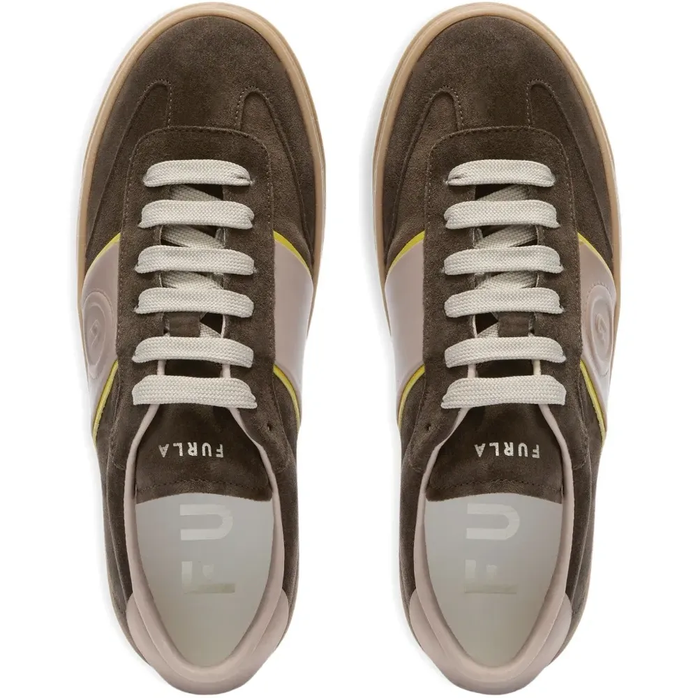 Замшевые кеды с логотипом Замшевые кеды с логотипом