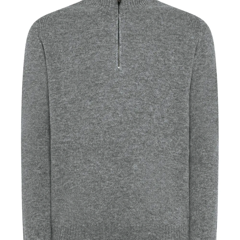 Свитер с воротником на молнии