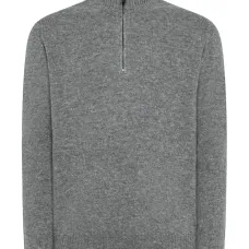 Свитер с воротником на молнии