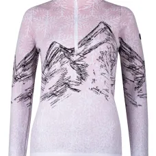 Свитер на молнии с принтом