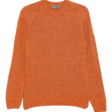 Свитер с круглым вырезом