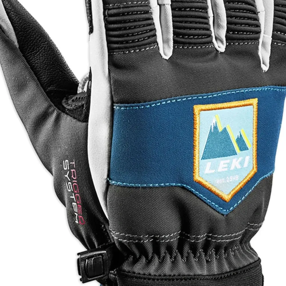 Перчатки с нашивкой-логотипом