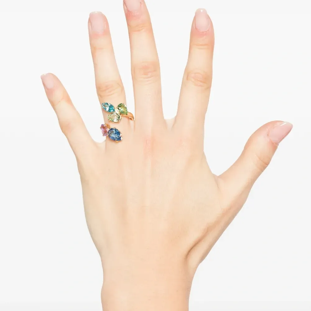 Кольцо с камнями