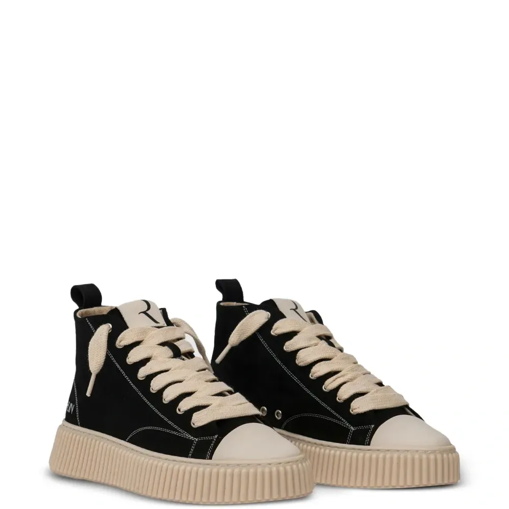 Высокие кеды на рифленой подошве