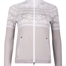 Кардиган Crans-Montana на молнии с узором