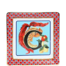 Поднос с цветочным узором (15 x 15 см) Поднос с цветочным узором (15 x 15 см)