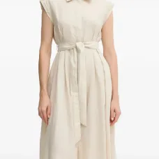 Платье миди с поясом Платье миди с поясом