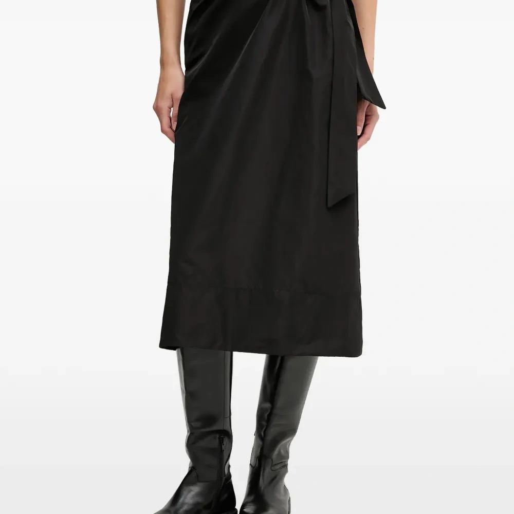 Миди-юбка с завязкой