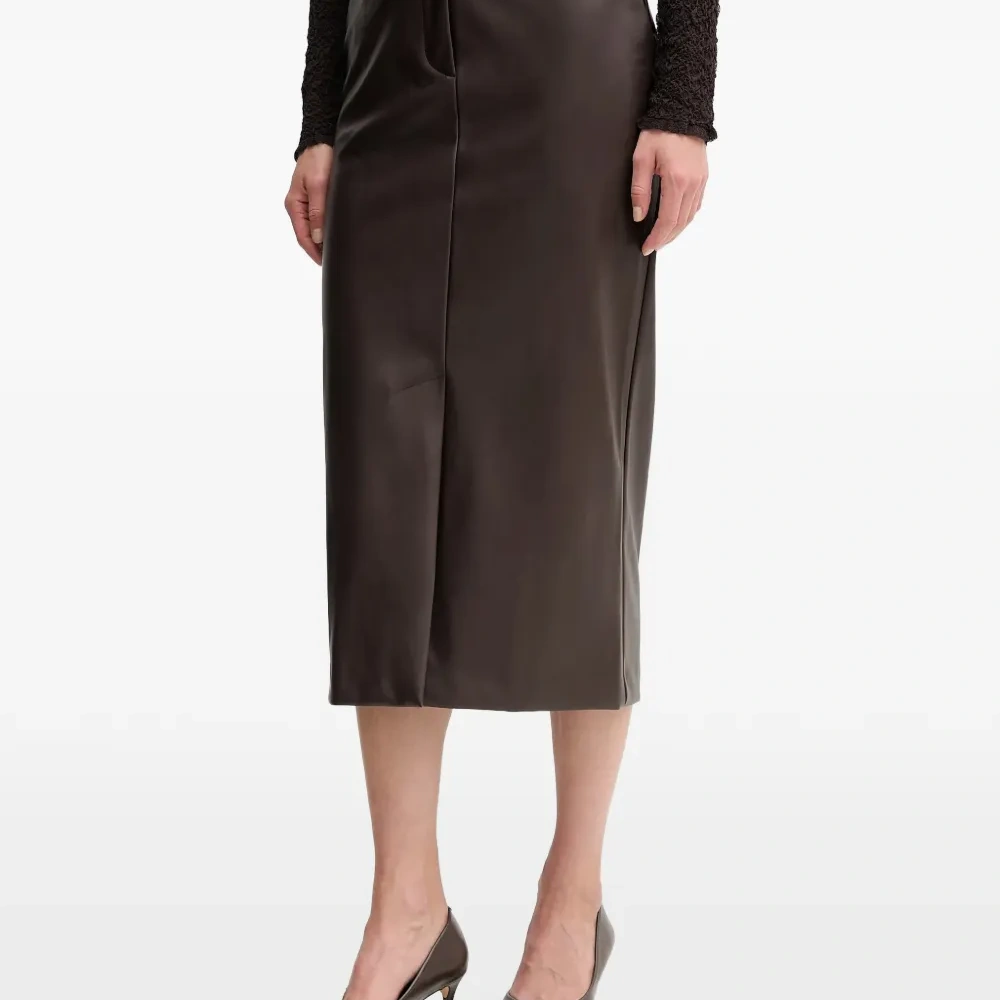 Миди-юбка-карандаш с разрезом