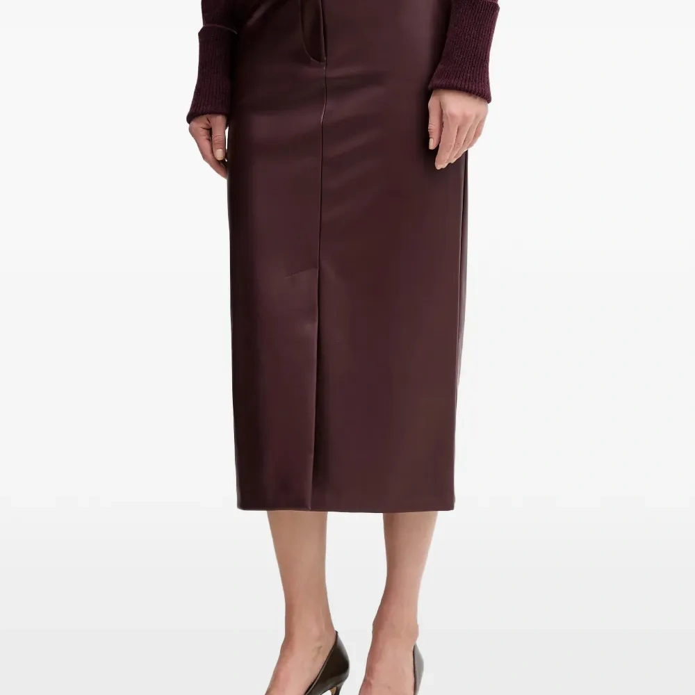 Миди-юбка с поясными петлями