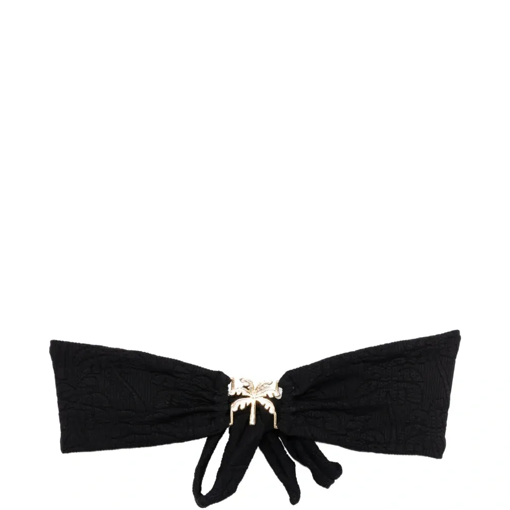 Бикини-топ с графической вышивкой