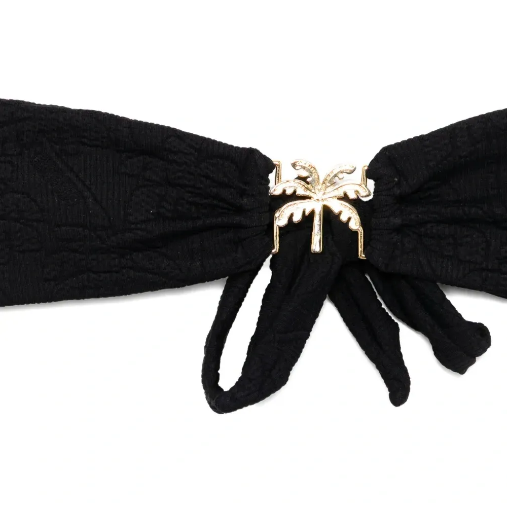 Бикини-топ с графической вышивкой