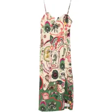 Платье миди в арт-стиле