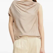 Драпированный топ Dorian без рукавов Драпированный топ Dorian без рукавов