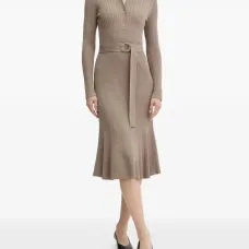 Платье миди в рубчик Платье миди в рубчик