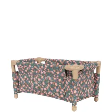 Детская дорожная кроватка с цветочным принтом Детская дорожная кроватка с цветочным принтом