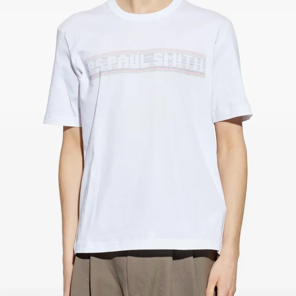 Футболка с принтом логотипа