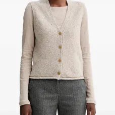 Кардиган на пуговицах с V-образным вырезом