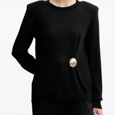 Топ с круглым вырезом